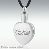Sunshine Love Stainless Steel Cremation Jewelry - Engravable - HeroinSupport.org