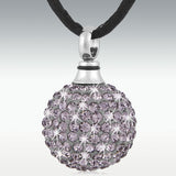 Crystal Ball Alexandrite Stainless Steel Cremation Jewelry - HeroinSupport.org