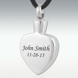 I Love You Stainless Steel Cremation Jewelry - HeroinSupport.org