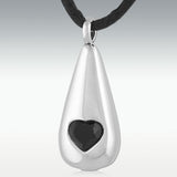 Loving Tear Death Stone Stainless Steel Cremation Jewelry - HeroinSupport.org