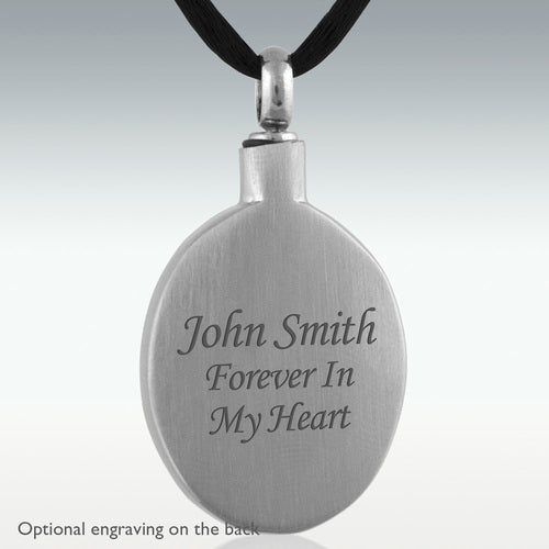 Filled With Lilacs Stainless Steel Cremation Jewelry-Engravable - HeroinSupport.org